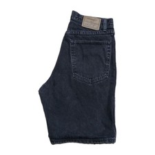 VTG Wrangler Silver Edition Mens Size 32 Faded Black Denim Shorts 90’s USA Made