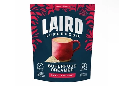 Laird Superfood Creamer Original 32 oz – Non-Dairy Coffee Creamer with Superfood