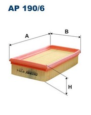 Luftfilter FILTRON AP 190/6 Filtereinsatz für H08 AGILA EX OPEL EZ SPLASH NZ FZ