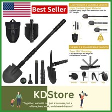 Versatile Pala Pieghevole 24,21'' con Piccone - Perfetta per Escursioni e Giardinaggio