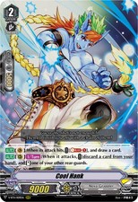 Vanguard TCG card V-BT11/009EN RRR Cool Hank Storm of the Blue Cavalry