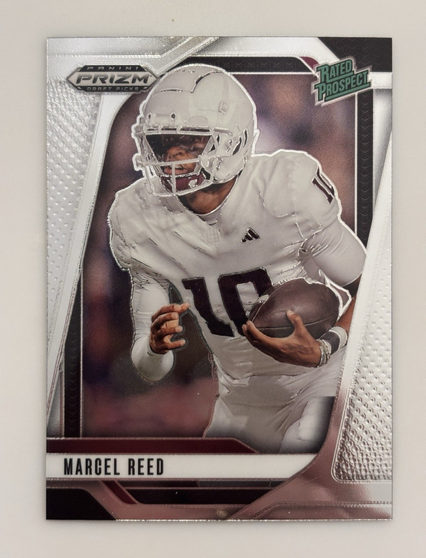 Panini Prizm Draft Picks Rated Prospect Marcel Reed Texas A&M #167 NCAA FB