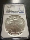 2017 American Silver Eagle – NGC MS70 “Early Releases”