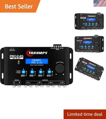 Pro 2.4S Digital Signal Processor with 15-Band EQ & 12 Presets for Audiophiles
