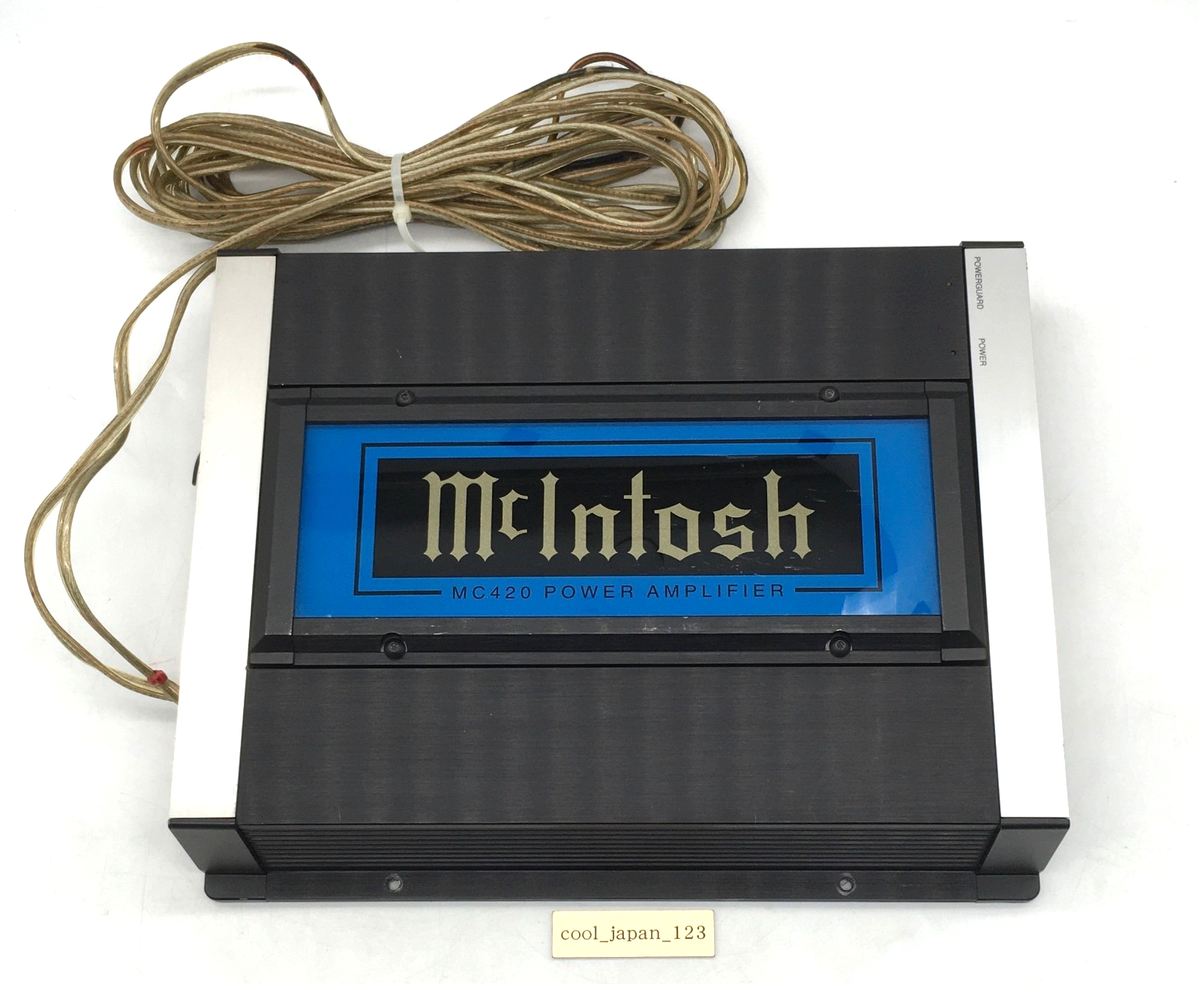MCINTOSH MC420 4 Channel Power Amplifier JAPAN vintage car audio