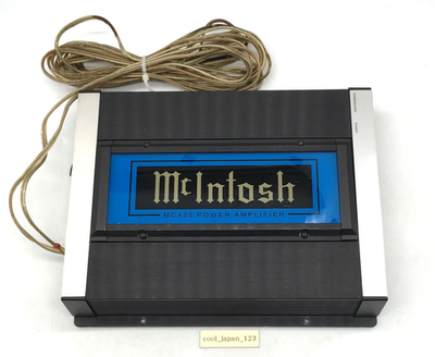 マッキントッシュ McIntosh MC420 4ch パワーカーアンプ、 MCINTOSH MC420 4 Channel Power Amplifier JAPAN vintage car audio