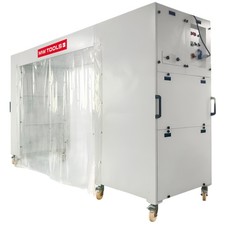 Cabine de peinture mobile 2500 x 1100 mm 230 V idéale pour MSC3600