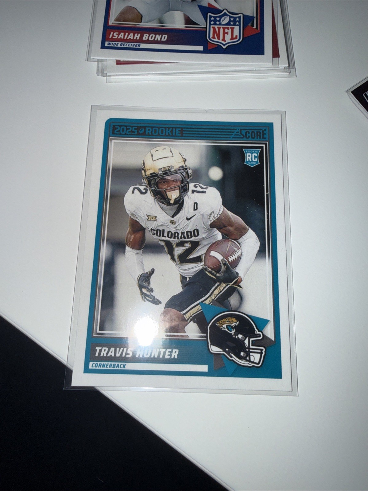 2025 Score Travis Hunter Rookie Card #20 Jacksonville Jaguars RC