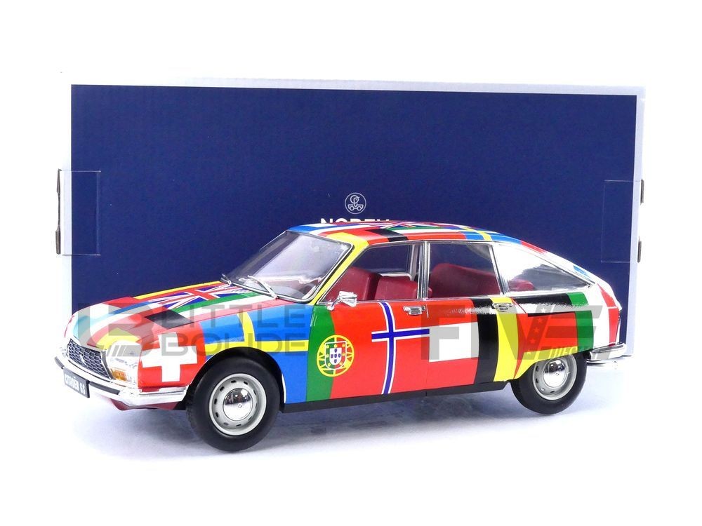 Norev Citroen Gs Flags 1972 1:18 181667