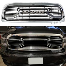 Front Grille For 2009 2010 2011 2012 Dodge Ram 1500 Bumper Grill Wletter Chrome Front Grille For 2009 2010 2011 2012 Dodge Ram 1500 Bumper Grill Wletter Chrome