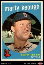 1959 Topps #303 Marty Keough Red Sox 6 - EX/MT