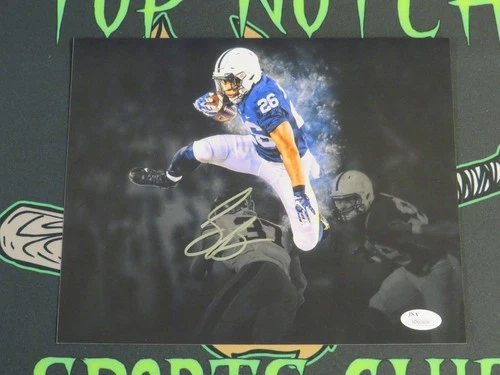 SAQUON BARKLEY AUTOGRAPHED SIGNED PENN STATE NITTANY LIONS 8X10 PHOTO JSA NC