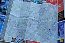 Berlin Stadtplan m. U-Bahn, S-Bahn BVG Plan Info Attraktionen 2021/2022 City Map