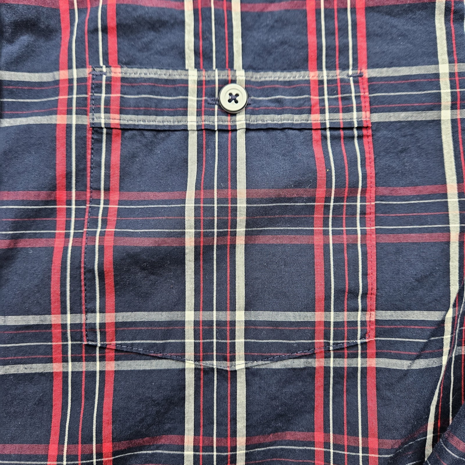 Express Multicolor Checkered Button-Down Shirt Me… - image 6