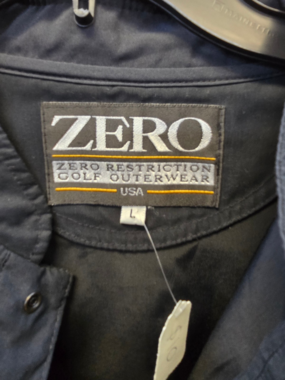 Zero restriction Golf outerwear Men jacket size L - image 5