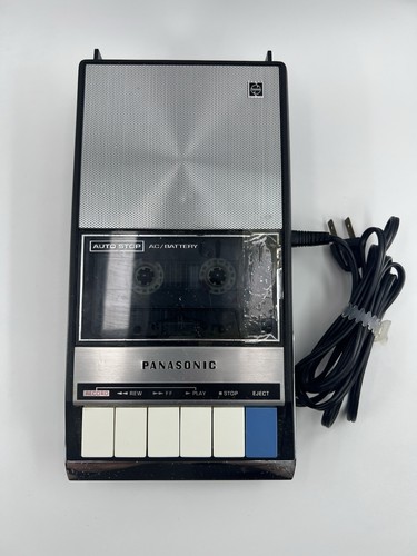 Vintage Panasonic RQ-309AS Cassette Tape Recorder Player AC/Battery Tested Works - Picture 3 of 12