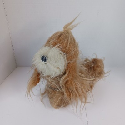 RARE Vintage Montgomery Ward Ugly Dog Plush Stuffed Animal Made In Japan
