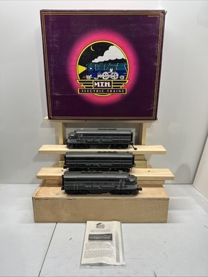 O Gauge 3-Rail MTH 20-2176-1 NYC EMD F3 A/B/A Diesel Set w/ Sound New Tested