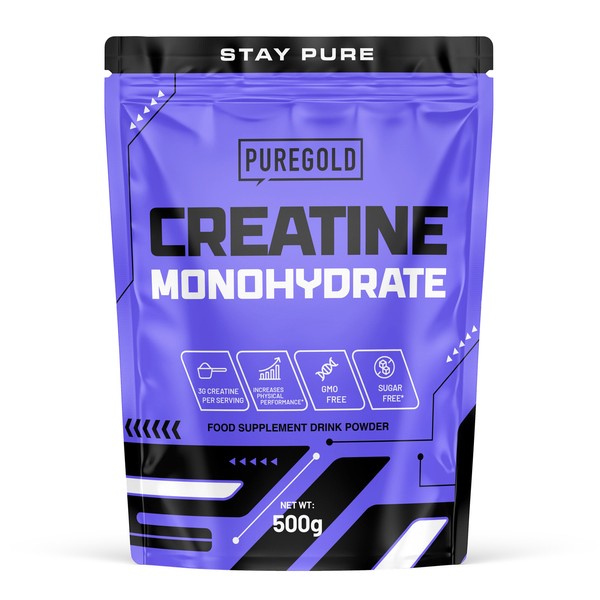 Pure Gold Creatine Kreatin Monohydrat Pulver Neutral 500G-image