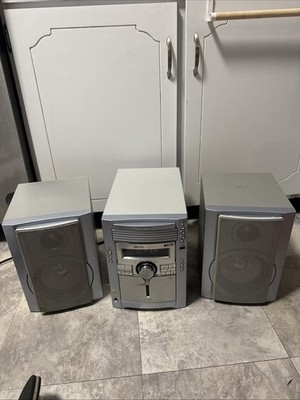 Sharp XL-MP130 Micro Stereo – 5-CD Changer, Cassette Deck, MP3 CD