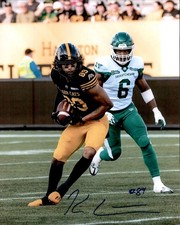 Kenny Lawler Signed 8x10 Photo Cfl Football Hamilton Tiger-Cats