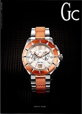 2008 • Reloj Gc por Guess anuncio impreso • Moda para hombre de la década de 2000 DA.45