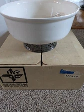 VINTAGE International Silver Company 11" Serving Bowl Webster Wilcox -