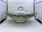 J & G Meakin Hanley England - Chatham - 12" Green Oval Covered Casserole Dish