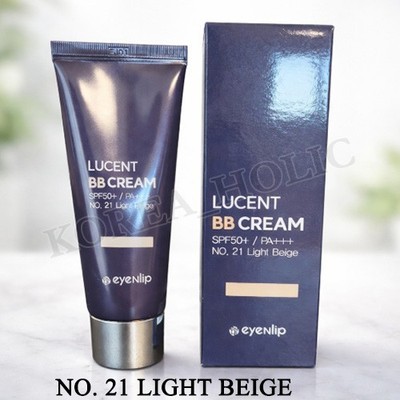 EYENLIP Lucent BB Cream SPF50+ PA+++ 50ml #21 Light Beige Korean BB Cream NEW