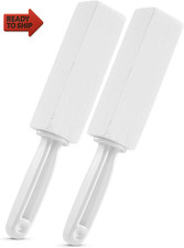 2 Pack Pumice Stone for Toilet Bowl Cleaning with Handle, Scouring Stick Remove