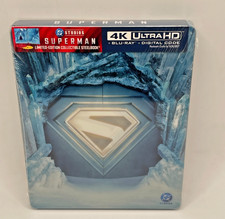 Superman Limited Edition Collectible Steelbook 4K Ultra HD  Digital Sealed