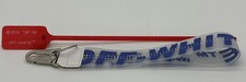 OFF-WHITE Clasp Keychain BLUE with Ziptie