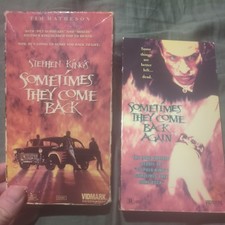 Sometimes They Come Back/ Sometimes They Come Back Again VHS lot Stephen King