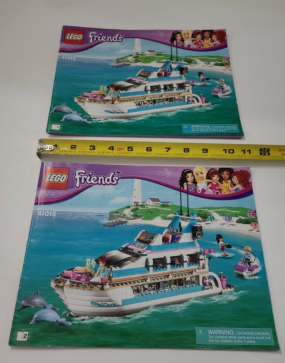 Lego Friends Dolphin Cruiser 41015 Instruction Booklet No Bricks