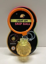 Light Up Skip Ball By Ankyo Pineapple Ball Multicolored NEW