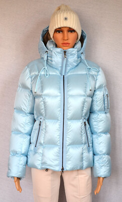 BOGNER FELINE D1 DAMEN JACKE DAUNENJACKE HELLBLAU UVP 795 € Gr 36