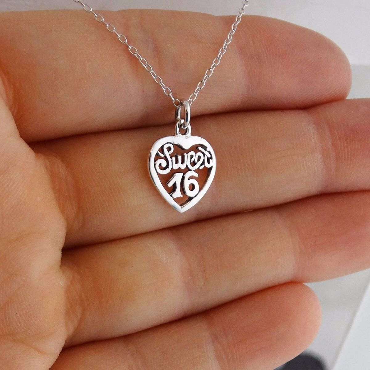 Daughter Necklace, Sweet 16 Gift Necklace, Sweet Sixteen Birthday, 16T –  Rakva
