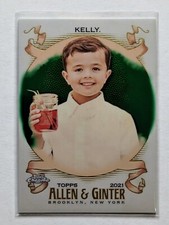 2021 Topps Allen & Ginter Chrome Leo Kelly Green Refractor /99 #236