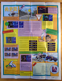 A.P.B. Atari Lynx Poster Manual Only