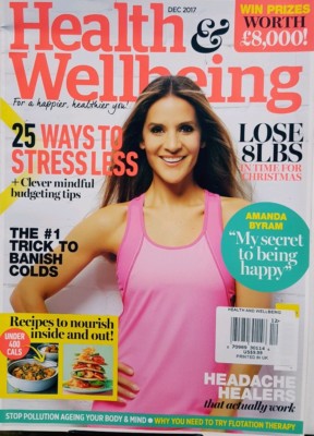 Health & Wellbeing UK December 2017 Amanda Byram Stress Less FREE