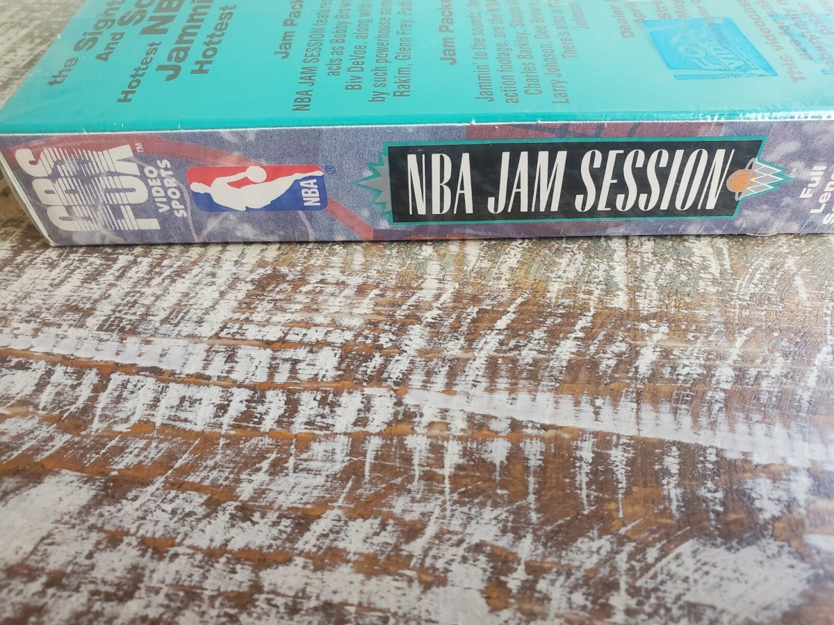 NBA Jam Session Vhs Shaq Charles Barkley 1993 NBA CBS FOX See Pics