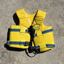 SUPER SOFT SWIM VEST Child Flotation Device Small 23  -24  Life Jacket Yellow