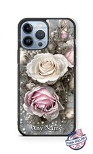 Funda de teléfono Flowers Boutique Chic Roses para iPhone 14 Samsung A13 Google