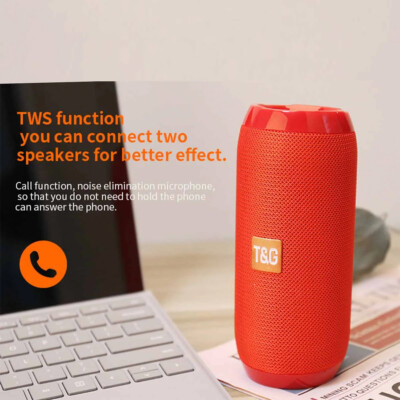 Black Bluetooth Portable Speaker Music Player FM Radio (Birthday Gift)
