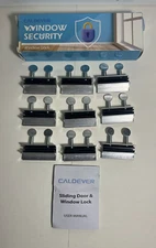 Caldever Window Security Window Lock Sliding Door Sliding Window Lot of 9