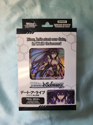 WeiB (Weiss) Schwarz Date A Live Reprint  English Trial Deck *New/Sealed*