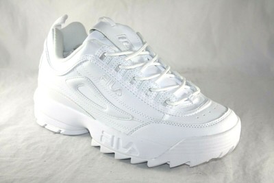 fila disruptor 2 triple white