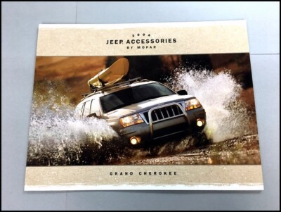 2004 Jeep Grand Cherokee Mopar Factory Original Accessories Brochure Catalog