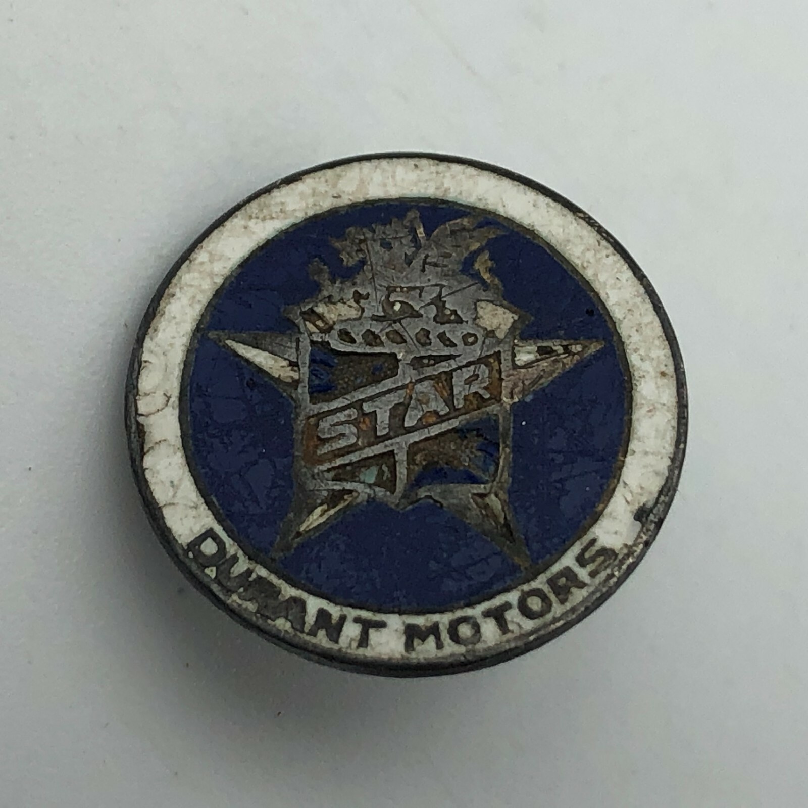 Durant Motors Star  Lapel Button Advertising Screw Back W+H Vintage 1920's