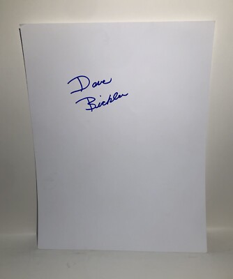 Dave Bickler Survivor Singer Autographed Signed Photo JSA/PSA/BAS Guaranteed